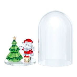 Joyful Figurines - Clopot de sticla - Christmas Tree & Santa