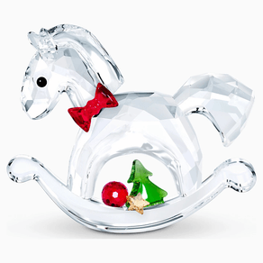 Joyful Figurines - Rocking Horse – Happy Holidays