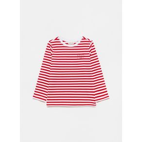 Tricou in dungi din bumbac cu maneca lunga - 8-9 ani