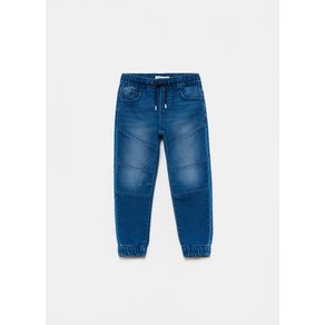 Pantaloni denim carrot fit - 5-6 ani